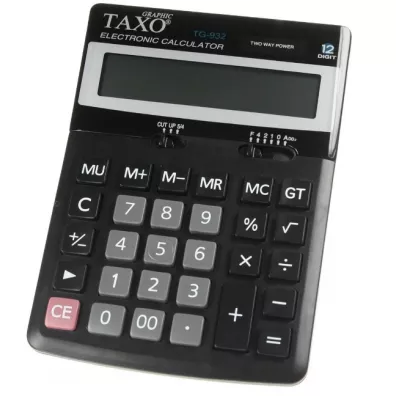 Titanum Kalkulator biurowy. TG-932 Taxo grafitowy