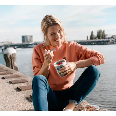 Mepal Fruit & veggie Pot Ellipse Nordic Denim 600 ml
