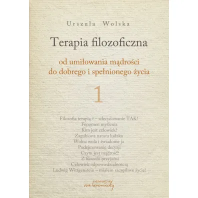 Terapia filozoficzna 1 - Urszula Wolska