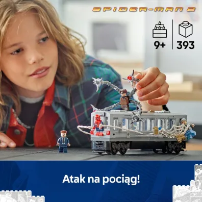 LEGO Marvel Spider-Man kontra Doc Ock — scena w metrze 76321