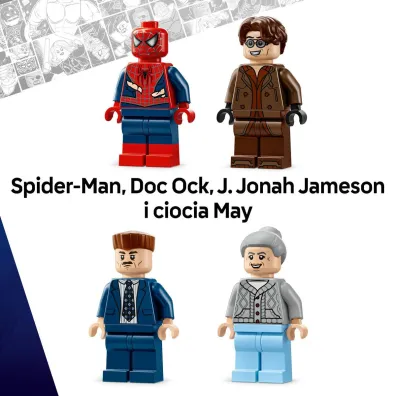 LEGO Marvel Spider-Man kontra Doc Ock — scena w metrze 76321