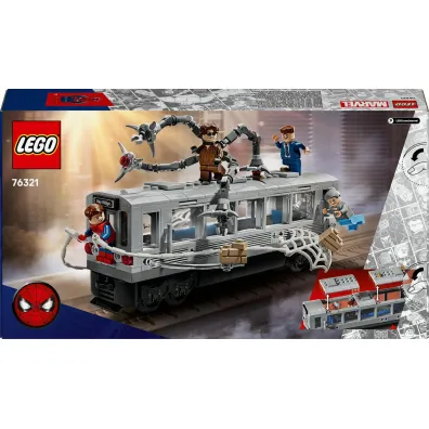 LEGO Marvel Spider-Man kontra Doc Ock — scena w metrze 76321