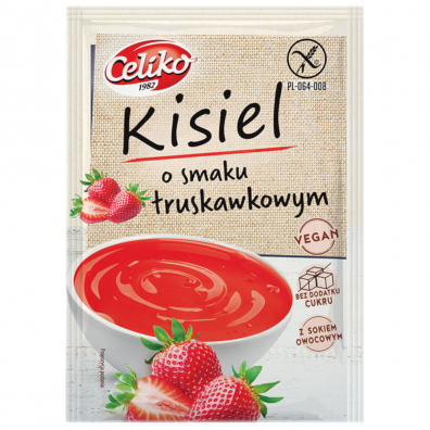 Celiko Kisiel o smaku truskawkowym 40 g