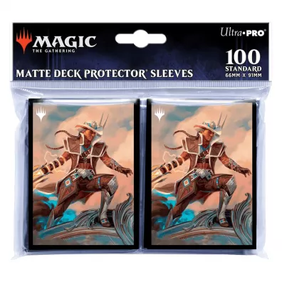 Ultra-Pro: Magic the Gathering - Outlaws of Thunder Junction - Matte Deck Protector Sleeves - Annie Flash, The Veteran
