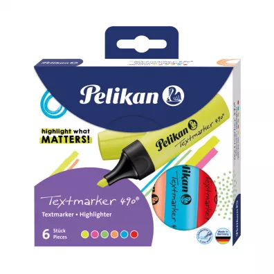 Pelikan Zakre�lacz 490 w etui 6 szt.