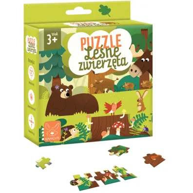 Puzzle Le�ne Zwierz�ta 3+ Kangur