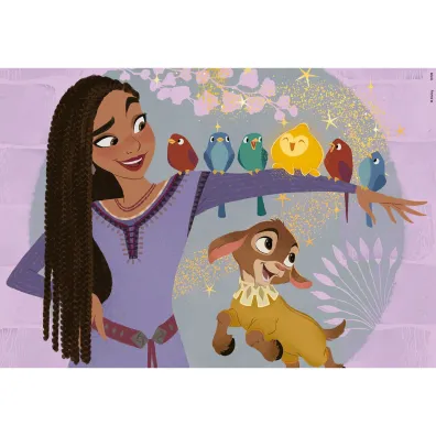 Puzzle drewniane 2x50 el. �yczenie Educa