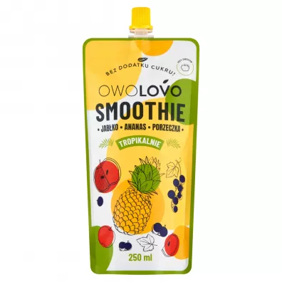 Owolovo Smoothie tropikalnie Jabko-ananas-porzeczka 250 ml