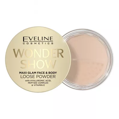 Eveline Cosmetics Wonder Show Maxi Glam Face & Body puder sypki roz�wietlaj�cy do twarzy i cia�a 6 g