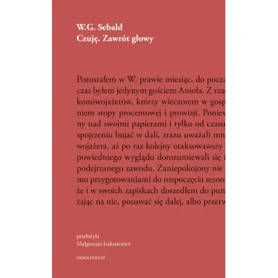 Czuj�. Zawr�t g�owy - Winfried Sebald