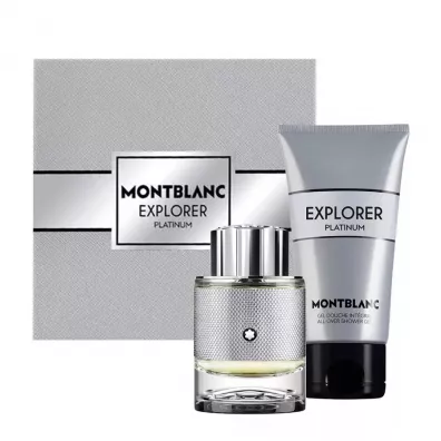 Mont Blanc Zestaw Woda perfumowana Explorer Platinium + el pod prysznic 60 ml + 100 ml