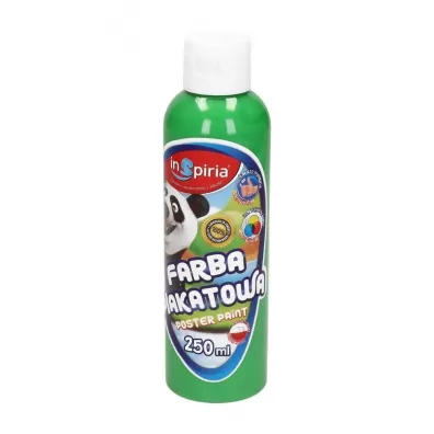 InSpiria Farba plakatowa zielona 250 ml