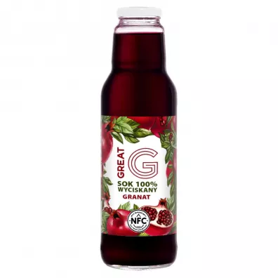 Great Sok z owocw granatu NFC 750 ml