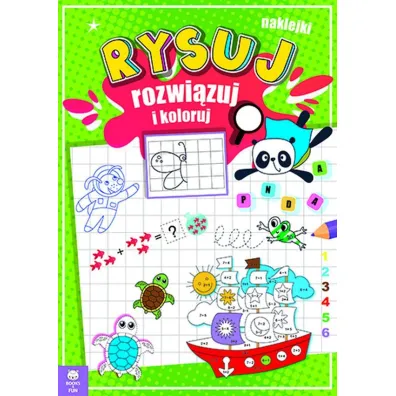 Rysuj, rozwi�zuj i koloruj