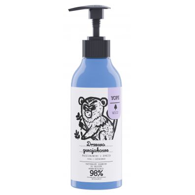 Yope Naturalny szampon do włosów wzmacniający Drzewo Gwajakowe Kadzidłowiec i Żywica 300 ml