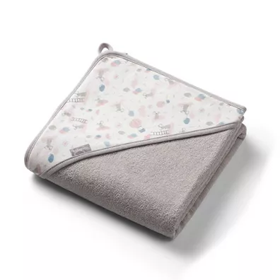Babyono Okrycie kpielowe frotte z kapturkiem 100x100cm