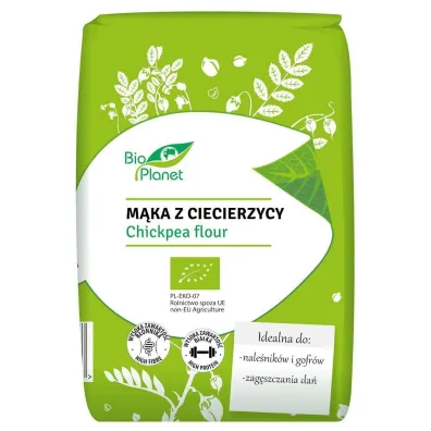 Bio Planet M�ka z ciecierzycy (uszkodzone opakowanie) 400 g Bio
