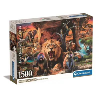 Puzzle 1500 The Tribal Society Clementoni