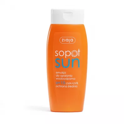 Ziaja Sopot Sun emulsja do opalania wodoodporna SPF15 150 ml
