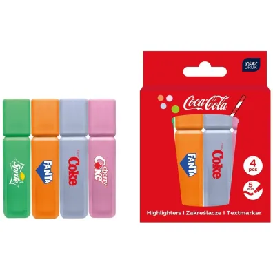 Interdruk Zakre�lacze w pude�ku Coca-Cola, 4 kol.