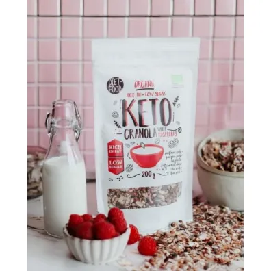 Diet-Food Keto granola - malina 200 g Bio