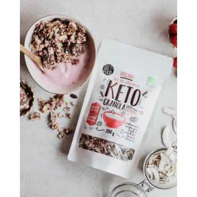 Diet-Food Keto granola - malina 200 g Bio