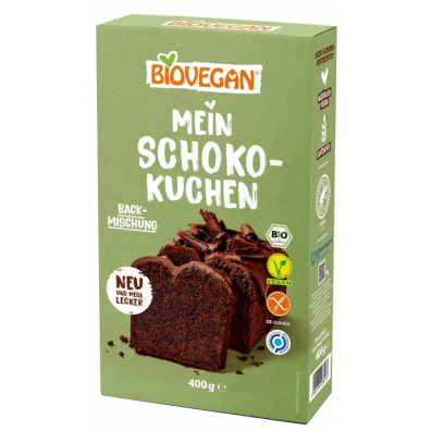 Biovegan Mieszanka na ciasto czekoladowe bezglutenowa 400 g Bio