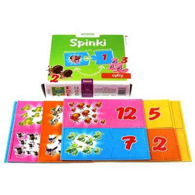 Spinki. Cyfry Jawa