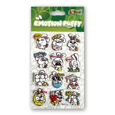Naklejki Penmate Kolori Puffy SWPE-1801 Kr�liki wielkanocne