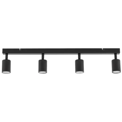 Tk Lighting Lampa Sufitowa Spot Top Czarny 4xGU10