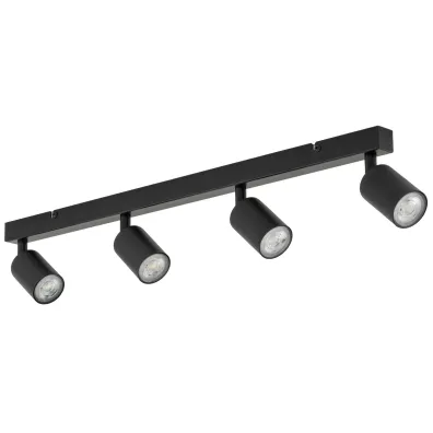 Tk Lighting Lampa Sufitowa Spot Top Czarny 4xGU10