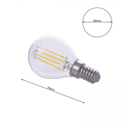 Eko-light arwka Filamentowa LED 4W G45 E14 4000K