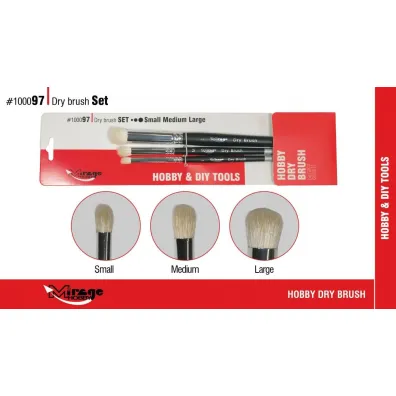 Zestaw p�dzli dry brush