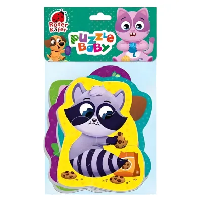 PUZZLE PIAN 4X4EL ZWIERZETA DOMOWE PBH Roter Kafer
