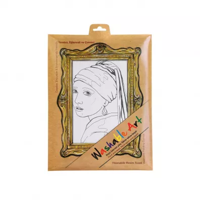 Strigo Funny Mat White - Johannes Vermeer, Dziewczyna z per�� 25x35 cm