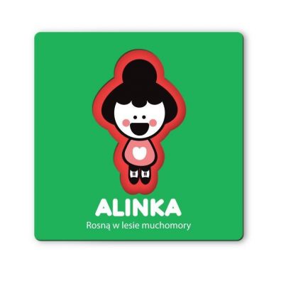 Alinka. Rosn w lesie muchomory