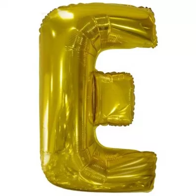 Amscan Balon foliowy litera E z�ota 56,5x86cm