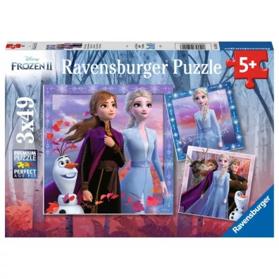 Puzzle 3 x 49 el. Frozen 2 Ravensburger