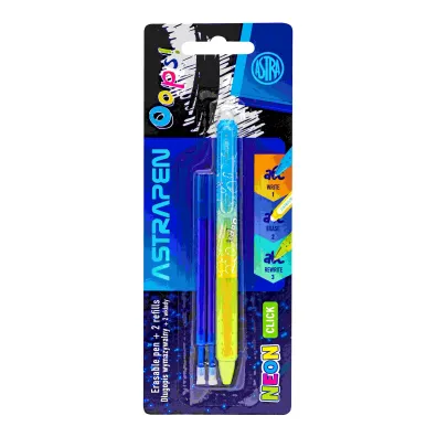 Astra D�ugopis wymazywalny 0,5mm + 2 wk�ady Neon, 1 szt