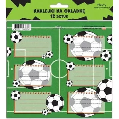 Henry Naklejki na zeszyty - Pika (12szt)