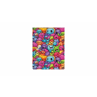 Nadruki Ok�adka na dokumenty ucznia PVC pion Monsters BIURFOL OD-21-40