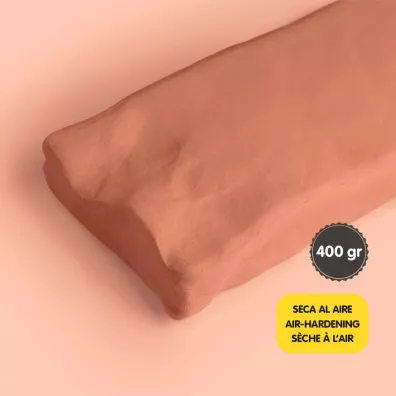 Milan Glina do modelowania Air-Dry brzowa 400g