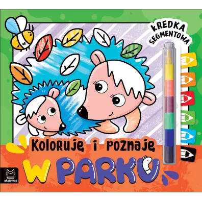 W parku. Kredka segmentowa. Koloruj� i poznaj�
