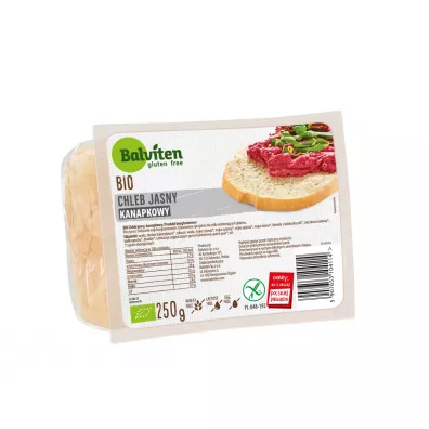 Balviten Chleb jasny kanapkowy bezglutenowy 250 g Bio
