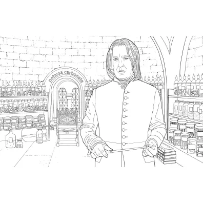 Harry Potter. Oficjalna kolorowanka. Hogwart