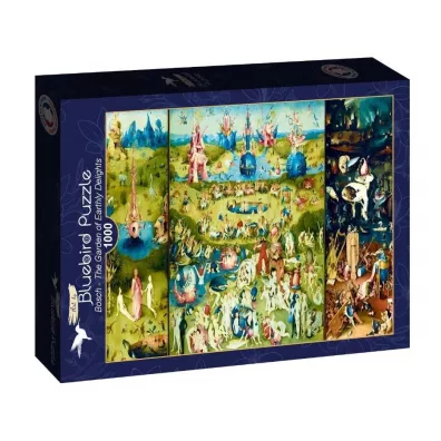 Puzzle 1000 el. Ogr�d ziemskich rozkoszy, Bosch Bluebird Puzzle