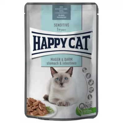 Happy Cat Sensitive karma mokra dla kota kurczak w sosie uk�ad pokarmowy 85 g