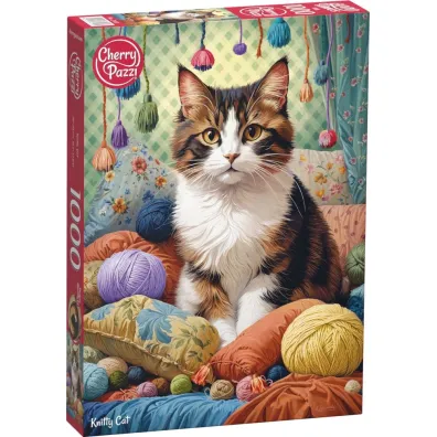 Puzzle 1000 el. Knitty Cat CherryPazzi