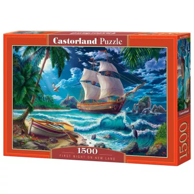 Puzzle 1500 el. First Night on New Land Castorland
