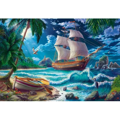 Puzzle 1500 el. First Night on New Land Castorland
